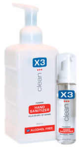 X3 GERMATTACK ALCOHOL FREE FOAMING HAND SANITIZER - 75mL  (12/case) - A8490